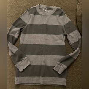 Boys Urban Pipeline thermal striped shirt